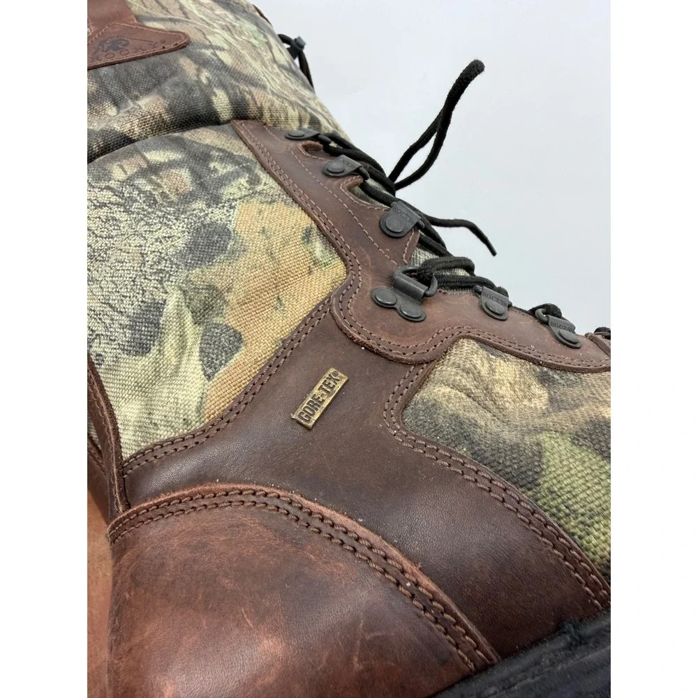 Rocky 9424 GORE-TEX Hunting Boots Mens 9 Brown Camo 1000g Thinsulate Vibram